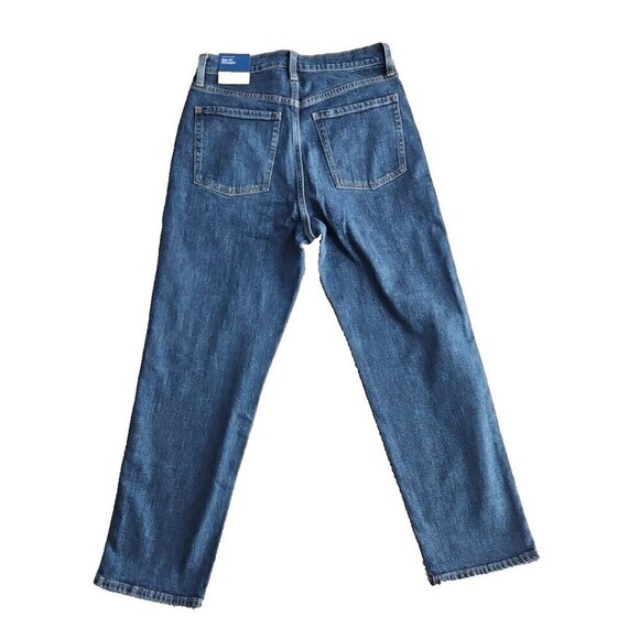 Old Navy Jeans Women's Size 6 (29x27) NWT High-Rise Straight Medium Wash Stretch - Picture 2 of 16